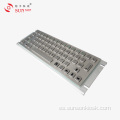 Teclado de metal resistente para quiosco de información